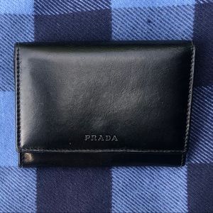 Prada leather wallet